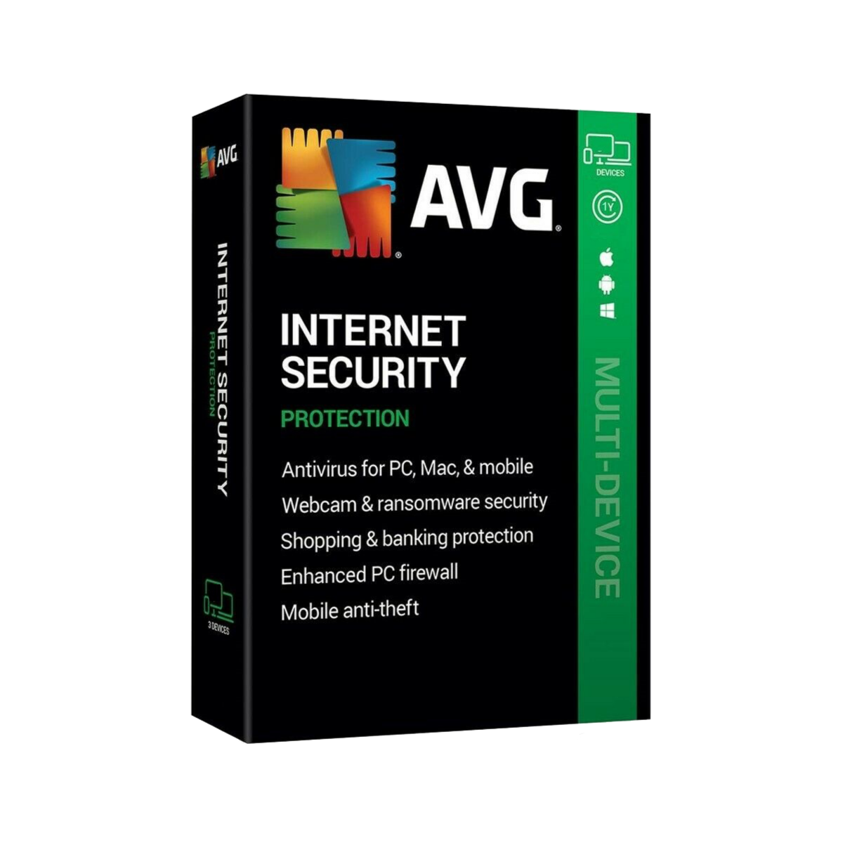 AVG Internet Security 2021 - 3 Ans / 5 Appareils -