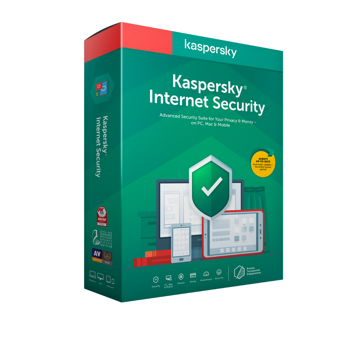 Kaspersky Internet Security 2021 - 1 An / 1 Appareil -